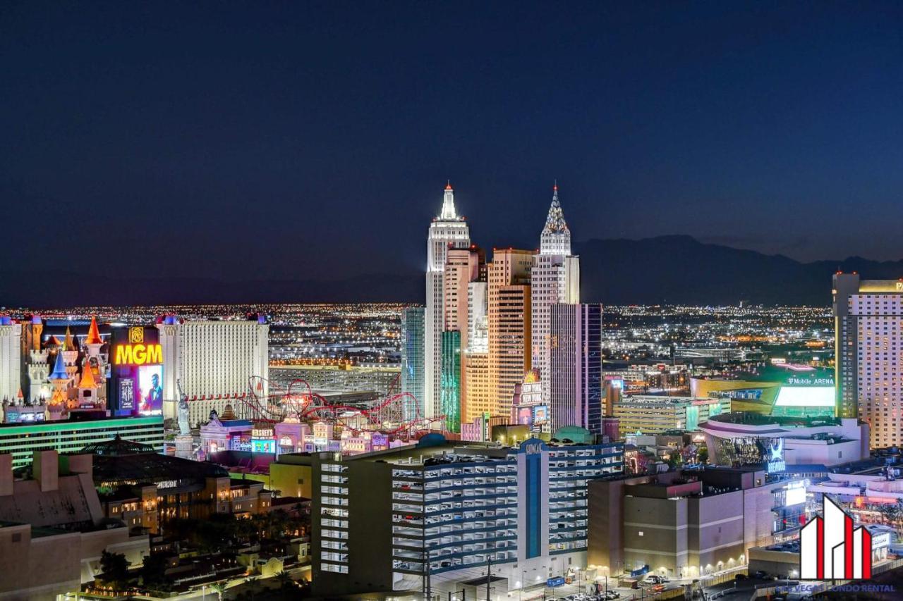 Mgm Signature-28-705 F1 Track & Strip View Balcony Las Vegas Exteriör bild